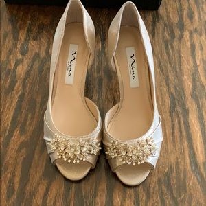 Size 6.5 Nina for BHLDN Cyrene heel - brand new